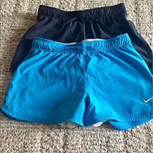 2 dri-fit running shorts by Nike size medium